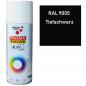 Preview: Prisma Color Lackspray Acryllack Tiefschwarz RAL 9005, 400 ml